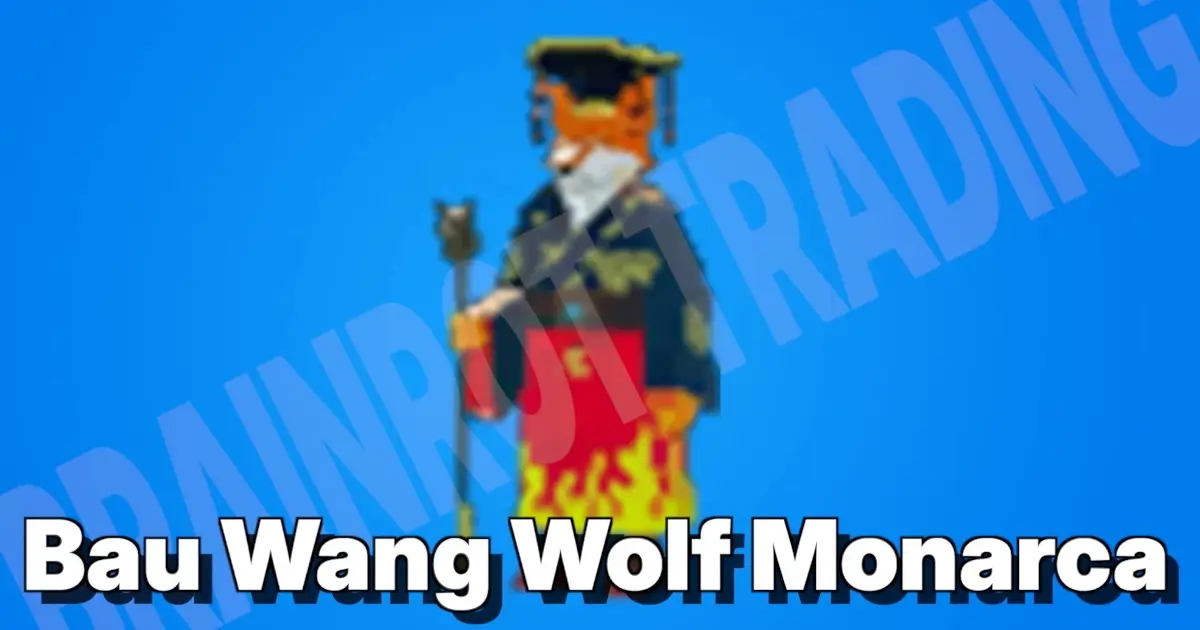 フォートナイト ブレインロットを盗むに登場するシークレットレアリティ「バウ ワン ウルフ モナルカ（バウワン）」の紹介画像