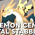 Pokémon Center image with the headline “POKEMON CENTER FATAL STABBING”