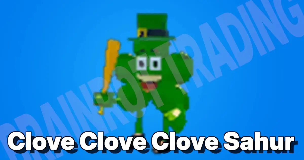 フォートナイトSTEAL THE BRAINROTのクローブクローブクローブサフールのキャラクター画像と名前の文字