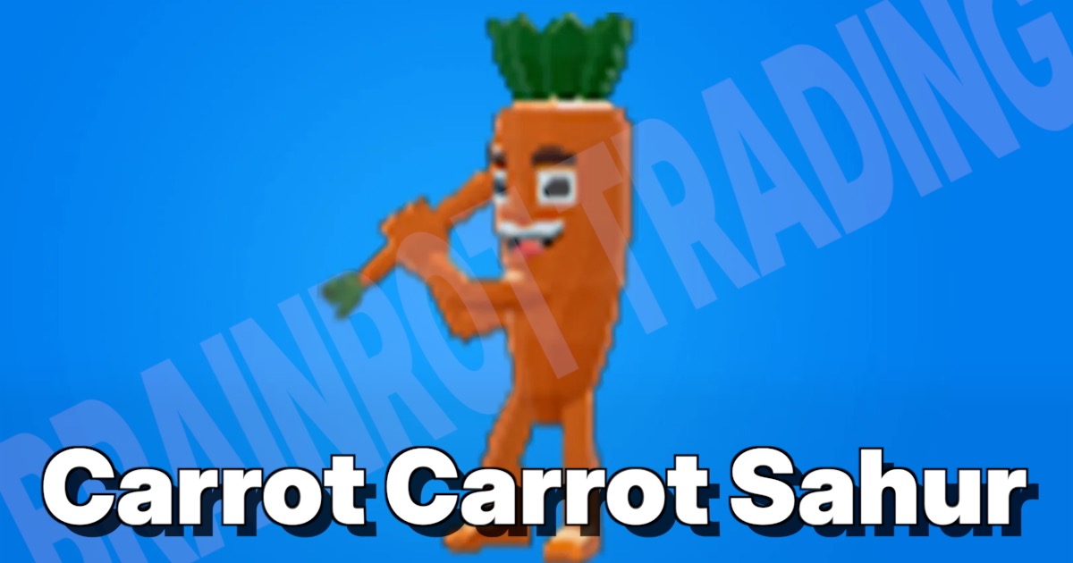 ブレインロットのCarrot Carrot Sahurのキャラ画像とキャラ名を英語で